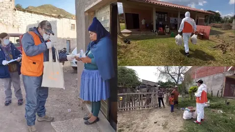 Visi&oacute;n Mundial Bolivia realiza la entrega de Kits a familias bolivianas a trav&eacute;s de la campa&ntilde;a #S&Uacute;MATE Foto: Visi&oacute;n Mundial Bolivia