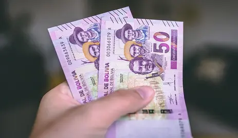 Dinero boliviano. (Foto: El D&iacute;a).