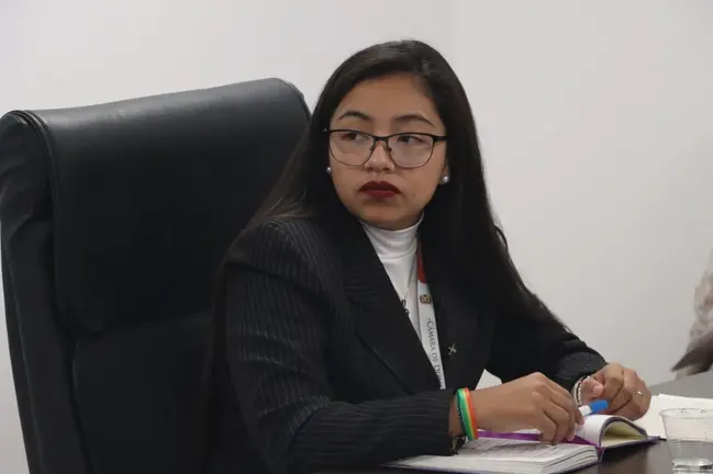 Lucero Justiniano, diputada de Alianza LIBRE. (Foto: Paola Peters).