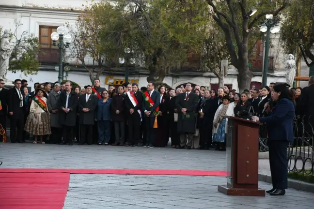 Acto por La Paz.