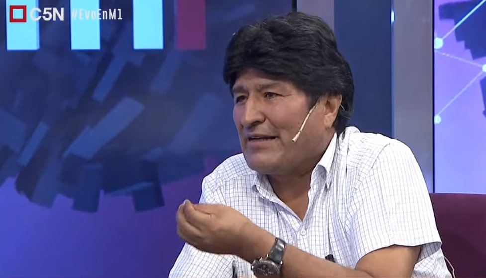 Evo Morales en entrevista con C5N