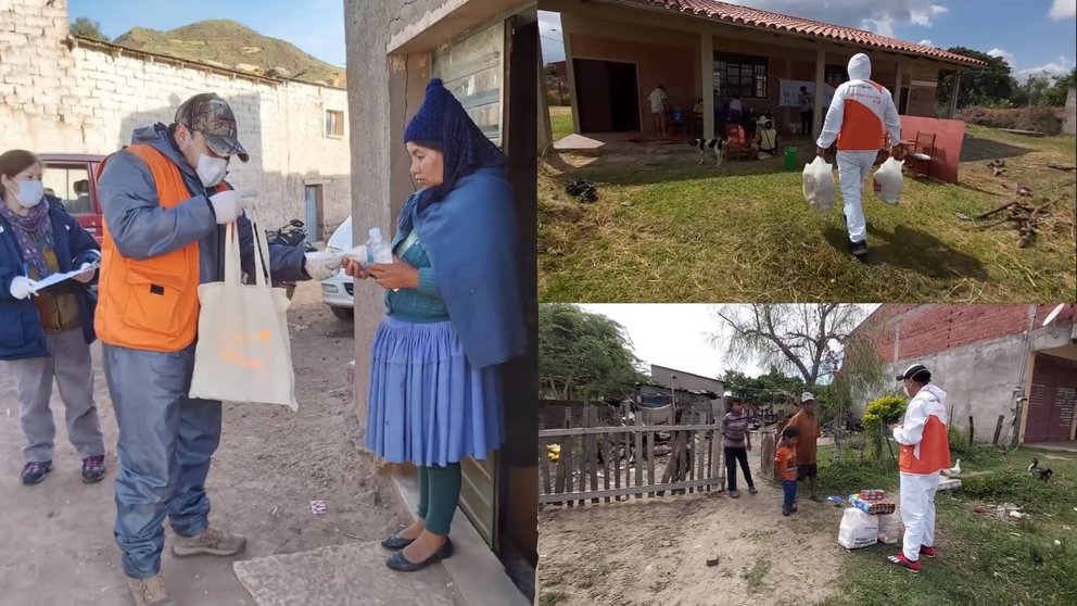 Visión Mundial Bolivia realiza la entrega de Kits a familias bolivianas a través de la campaña #SÚMATE Foto: Visión Mundial Bolivia