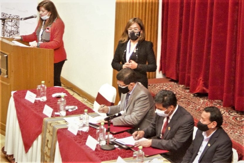 Viceministerio de Educación Regular anuncia el lanzamiento de la 1ª Feria Internacional de Emprendedurismo Bolivia Produce. Foto: Visión Mundial Bolivia