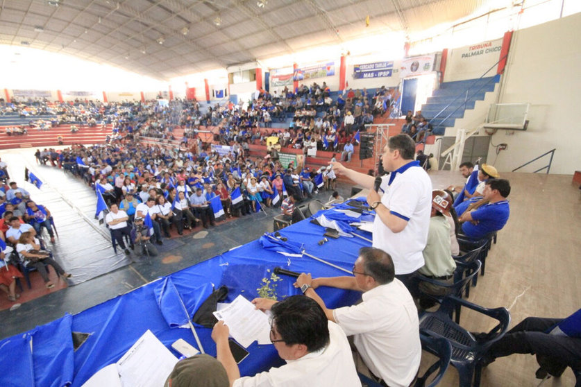 Congreso del MAS en Tarija Foto: Opinión