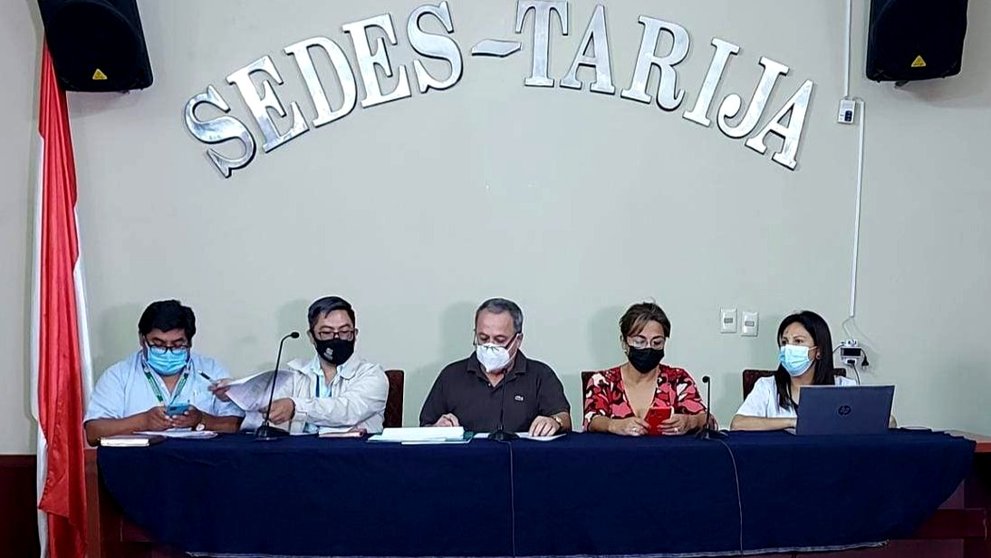 Funcionarios del SEDES de Tarija Foto: Gobierno Autónomo Municipal de Tarija