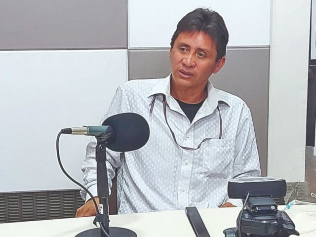 Luis Arandia, dirigente gremial. (Foto: Correo del Sur).