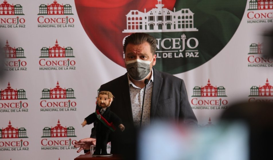 Oscar Sogliano, concejal paceño. (Foto: Concejo Municipal de La Paz).