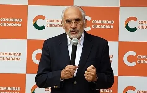 Carlos Mesa, candidato a la presidencia de Bolivia por "Comunidad Ciudadana" Foto: Comunidad Ciudadana