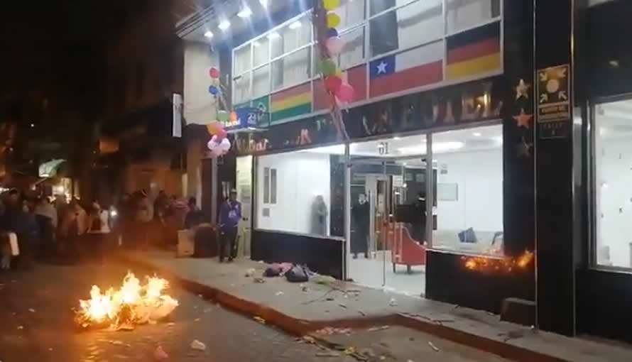 Disturbios en El Alto el deber