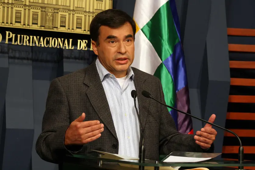 Juan Ram&oacute;n Quintana Foto: Viceministerio de Comunicaci&oacute;n