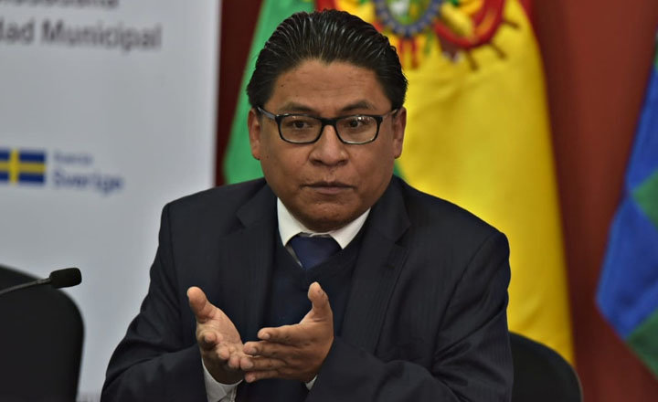 Ivan Lima, ministro de justicia. (Foto: Periodico La Patria).