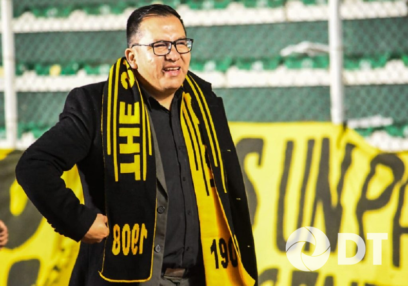 H&eacute;ctor Montes, presidente de The Strongest. (Foto: Deporte Total).