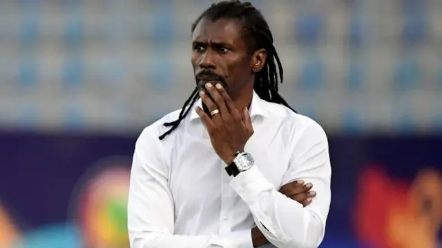 Aliou Ciss&eacute;, entrenador de Senegal. (Foto. African Leadership Magazine).