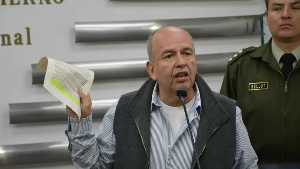 Arturo Murillo, ex ministro de gobierno. (Foto: LG).