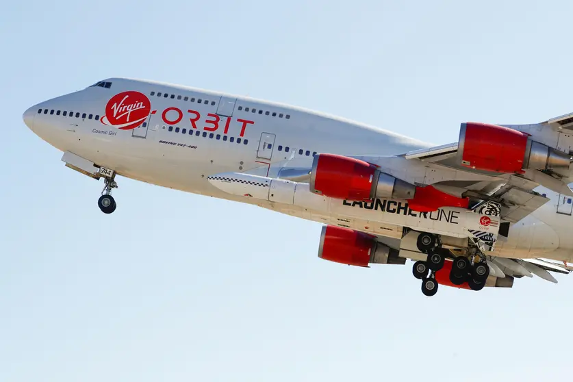 Boeing 747 de Virgin Orbit. (Foto: CNBC).