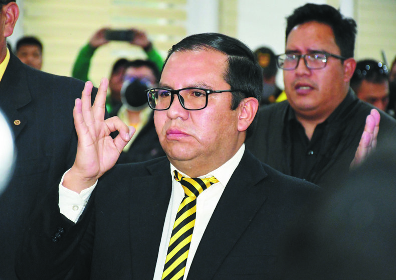 Héctor Montes, presidente de The Strongest. (Foto: Ahora el Pueblo).