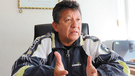 Miguel Rimba, secretario de deportes de Gamea. (Foto: El Alto Digital).