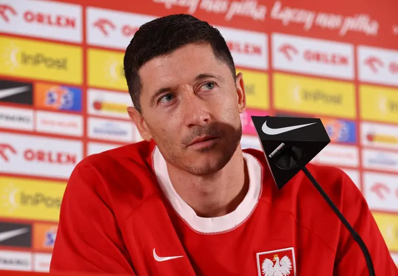 Robert Lewandowski, jugador de Polonia. (Foto: 26 minutos).