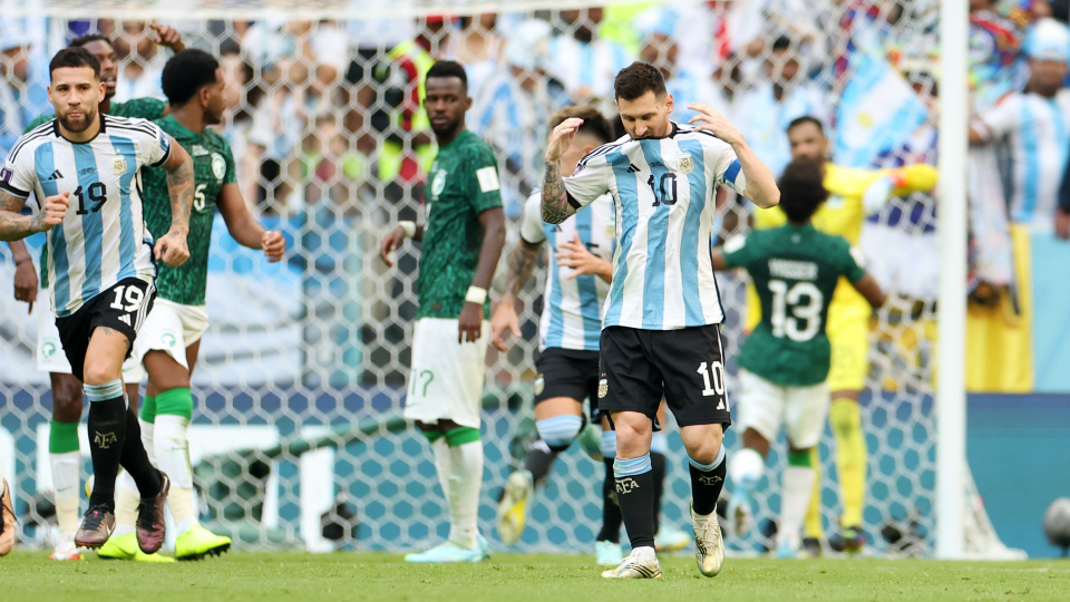 Argentina vs. Arabia Saudita. (Foto: Sporting News).