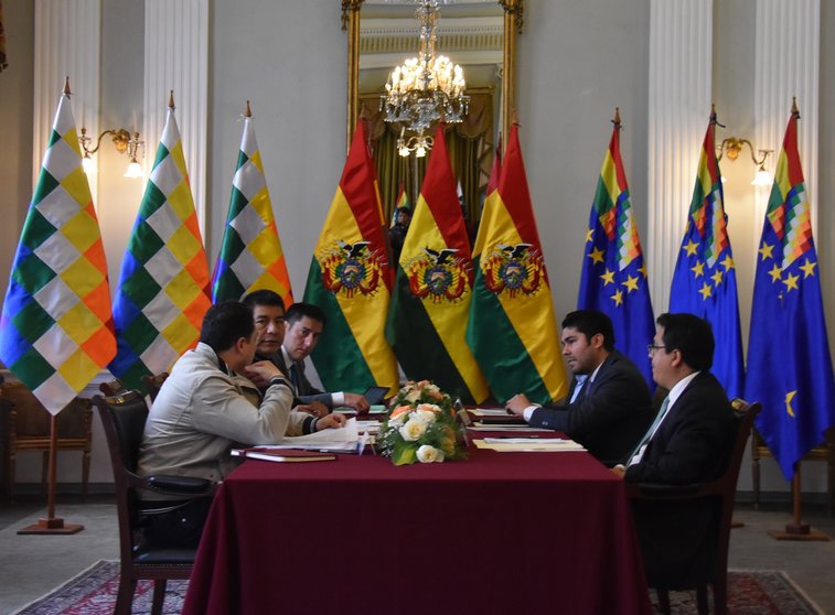 Dirección Estratégica de Reivindicación Marítima. (Foto: Cancillería de Bolivia).