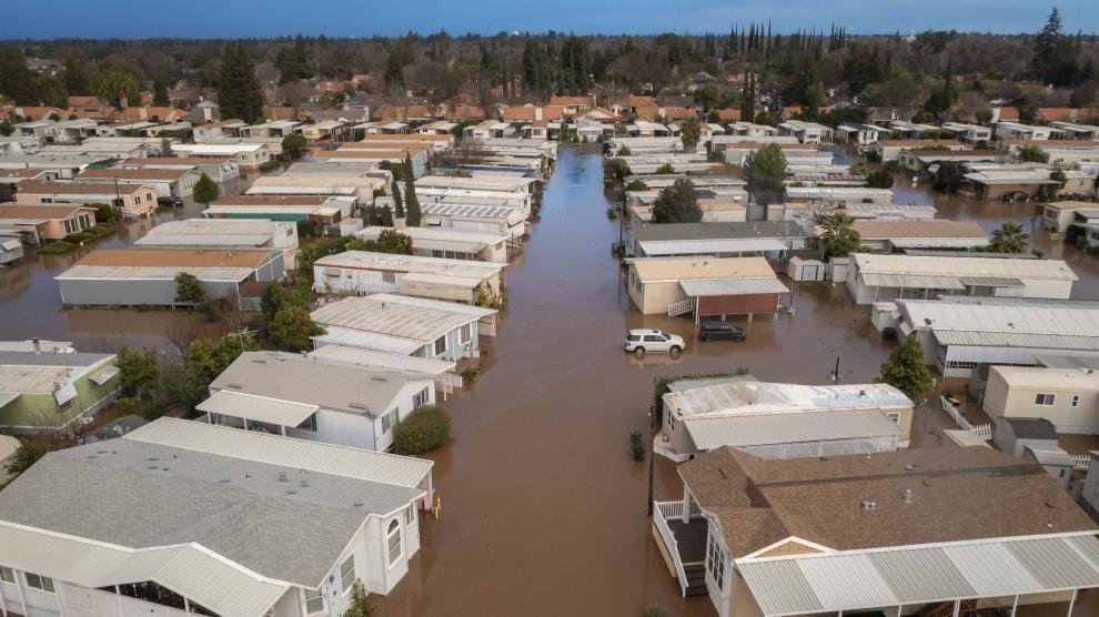 Inundación en California. (Foto: 20 minutos).