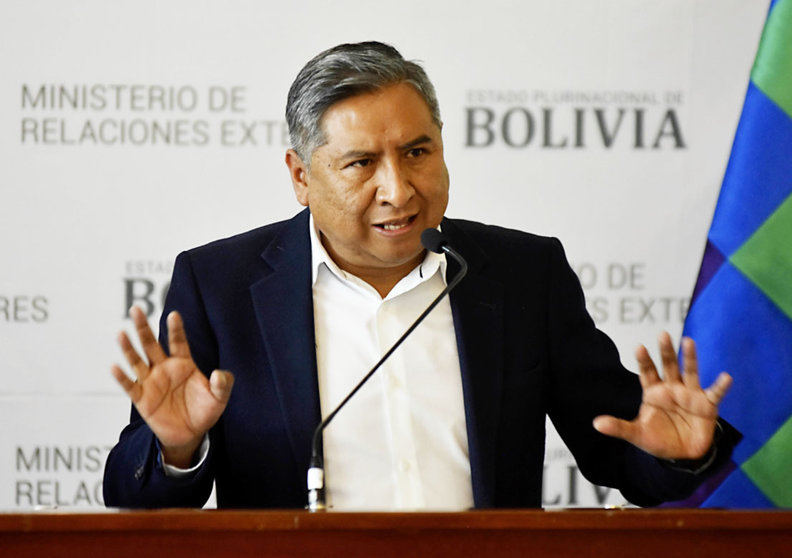 Rogelio Mayta, canciller boliviano. (Foto: La Razón).