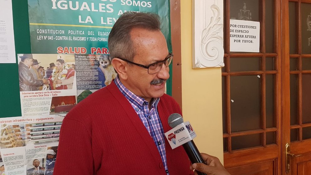 Fabián Yaksic, exdirector de autonomías de la gobernación de La Paz. (Foto: SEDALP).