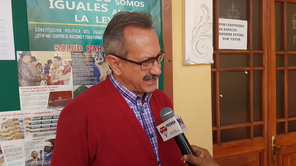Fabi&aacute;n Yaksic, exdirector de autonom&iacute;as de la gobernaci&oacute;n de La Paz. (Foto: SEDALP).