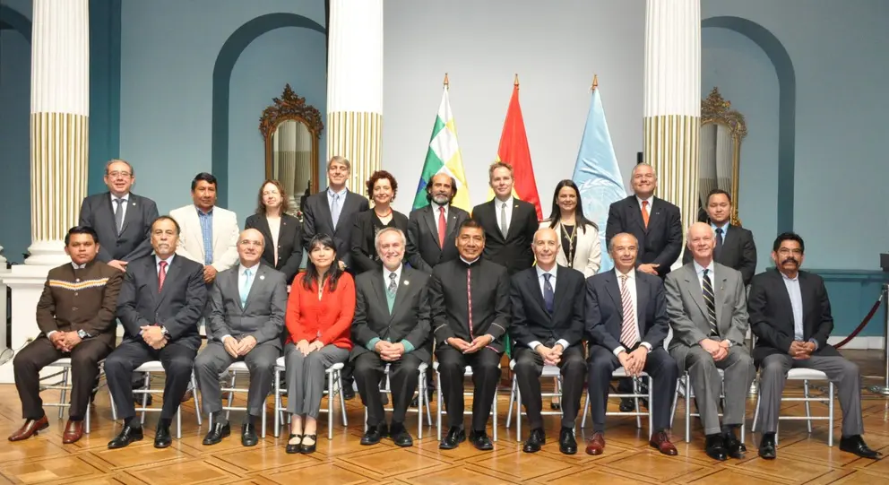Alto Comisionado de las Naciones Unidas para los Derechos Humanos. (Foto: Canciller&iacute;a de Bolivia).