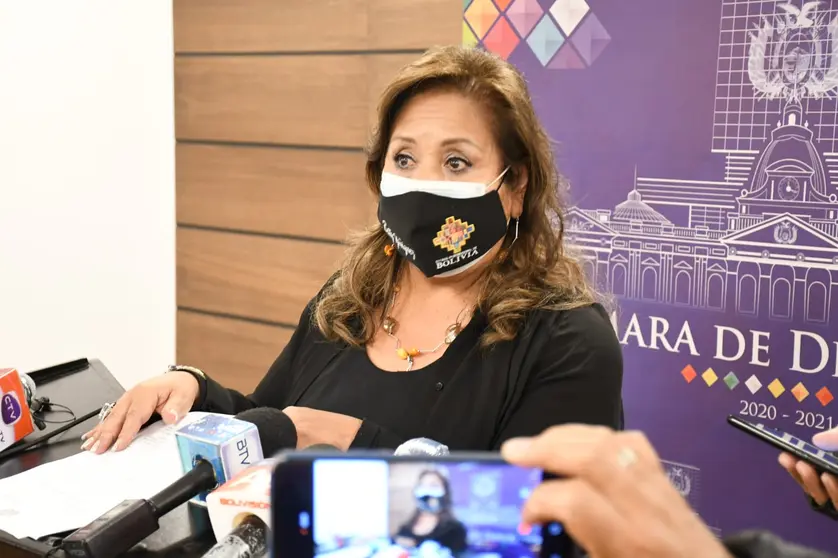 Betty Ya&ntilde;iquez, diputada masista. (Foto: C&aacute;mara de Diputados).