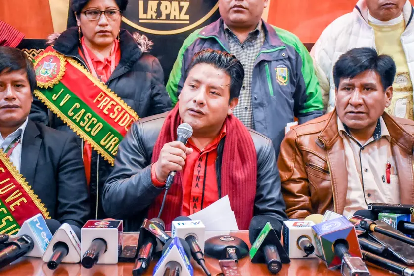 Leopoldo Chui, asamble&iacute;sta pace&ntilde;o. (Foto: Erbol).