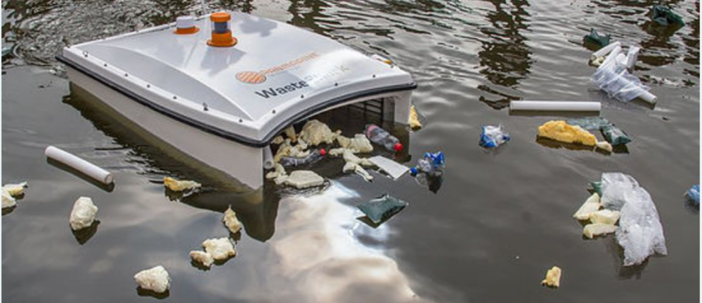 WasteShark, dron recoge basura. (Foto: TWEF).
