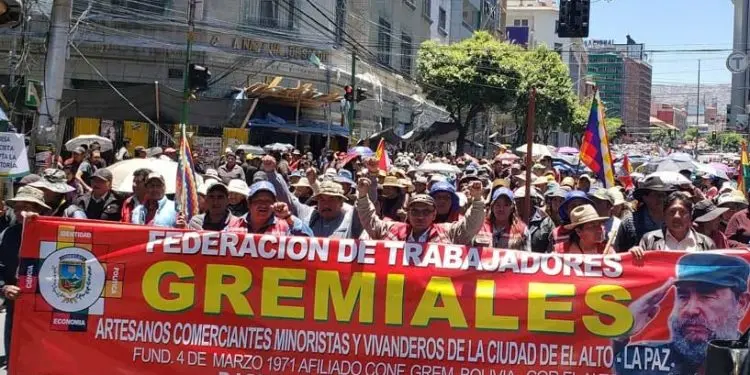 Gremiales en moviliaci&oacute;n. (Foto: ED).
