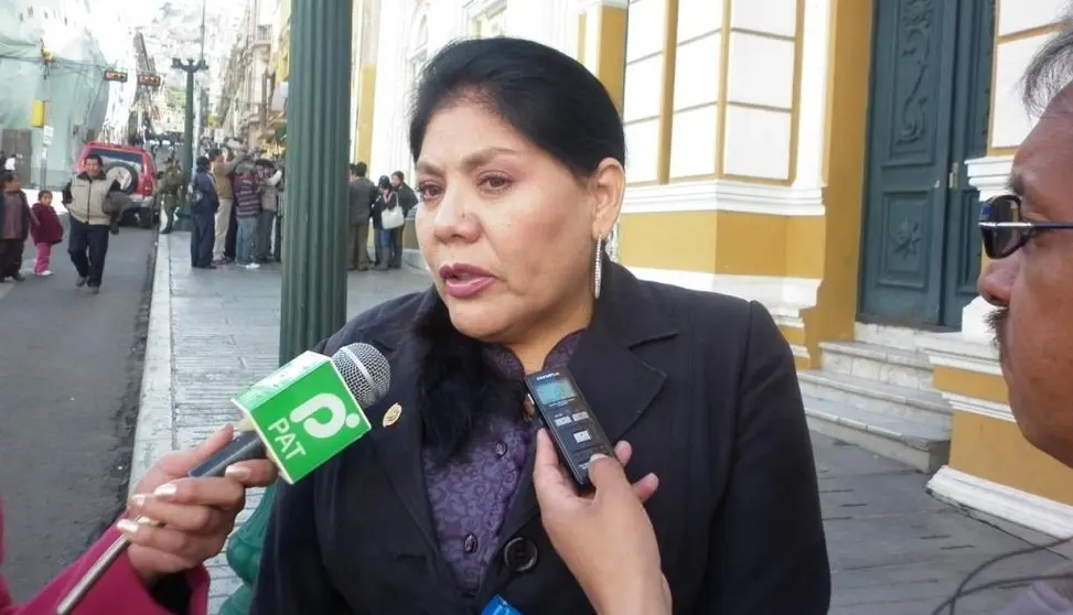 Norma Pi&eacute;rola, exdiputada nacional. (Foto: Urgente.bo).