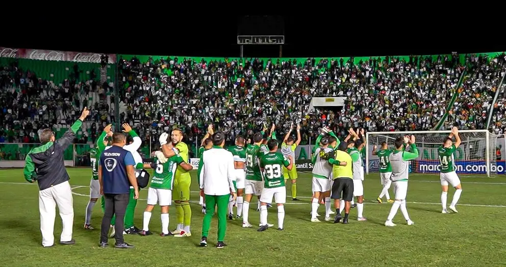 Oriente Petrolero celebrando. (Foto: CDOP).