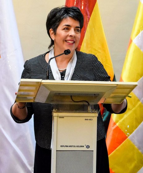 Cecilia Requena, senadora de CC. (Foto: Issuu).