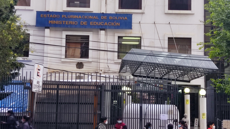 Ministerio de Educación. (Foto: ANF).