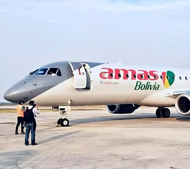 Avi&oacute;n Amaszonas Bolivia Foto: Web