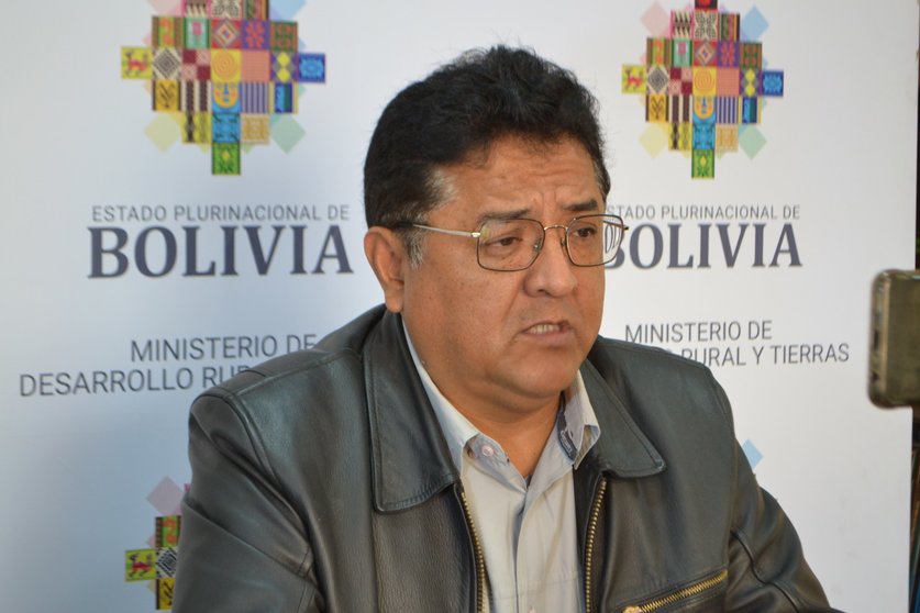 Remmy Gonzales, ministro de desarrollo rural y tierras. (Foto: M.R.T.).