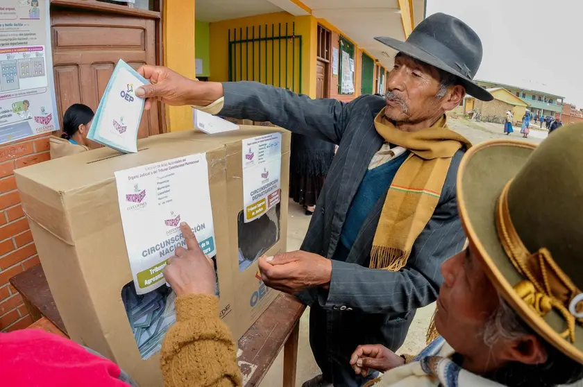 Elecciones judiciales. (Foto: Fundaci&oacute;n Construir).