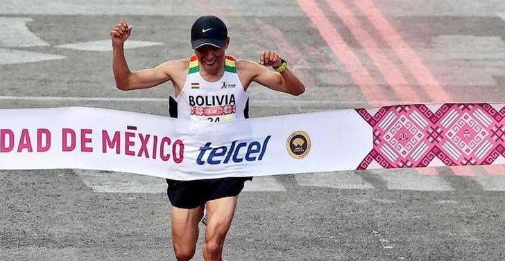 Héctor Garibay, atleta boliviano. (Foto: La Patria).