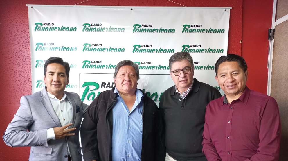 De izquierda a derecha: William Bascopé, Manuel Morales, Antonio Gomez y José Luis Flores.