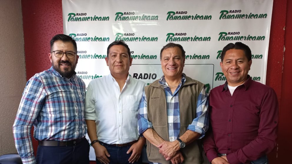 De izquierda a derecha: José Pedro Ugarte, José Luis Bedregal, Franklin Pareja, y José Luis Flores.
