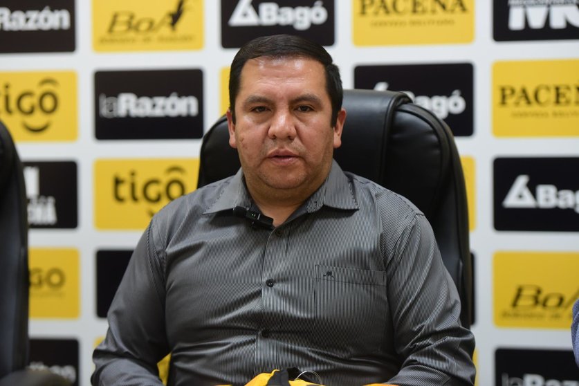 Héctor Montes, presidente del Club The Strongest. (Foto: RR. SS.).