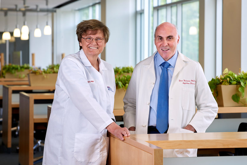 Katalin Karikó y Drew Weissman, premio nobel en medicina 2023. (Foto: Penn Today).
