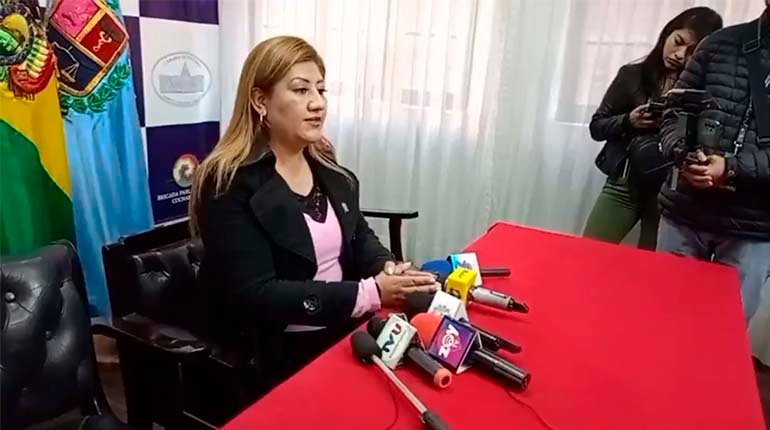 Magaly Gómez, diputada del MAS. (Foto: Los Tiempos).