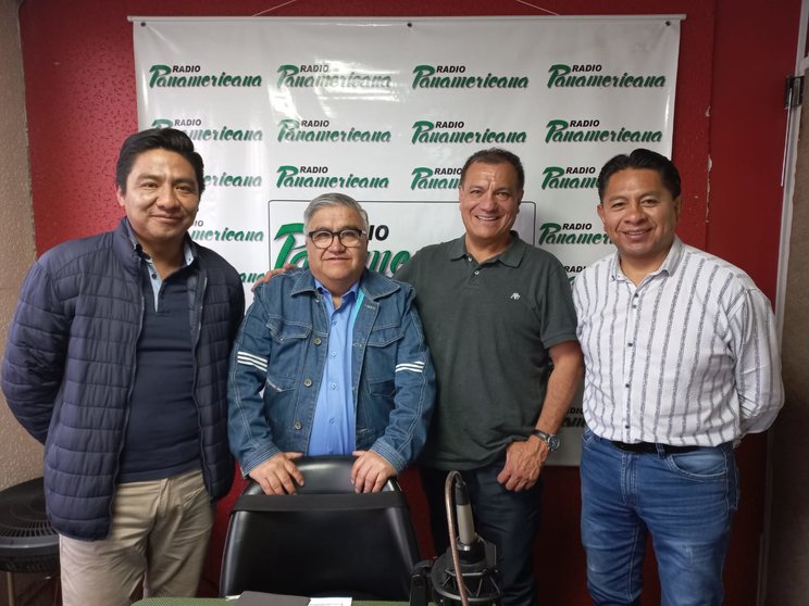 De izquierda a derecha: Marcelo Arequipa, Julio Alvarado, Franklin Pareja y José Luis Flores.