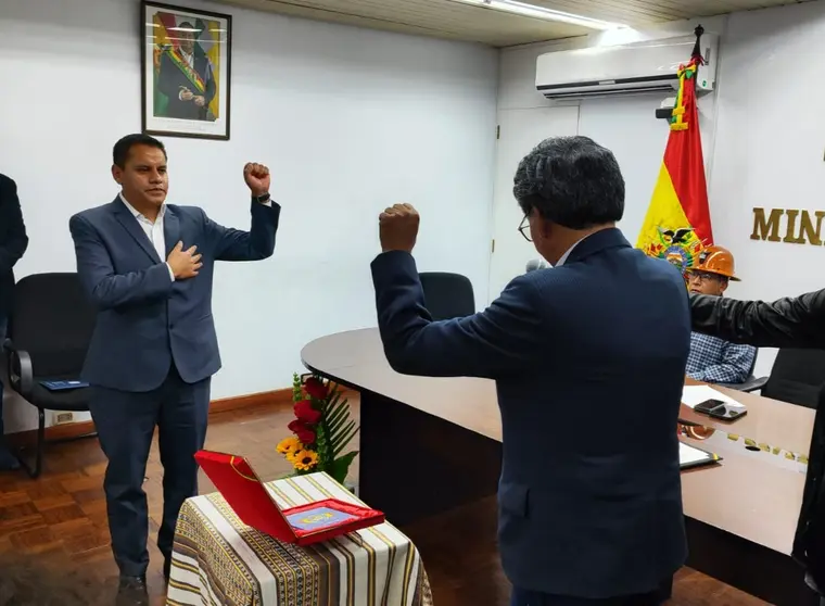 Marcelo Ballesteros, viceministro de pol&iacute;tica minera. (Foto. Ahora el Pueblo).