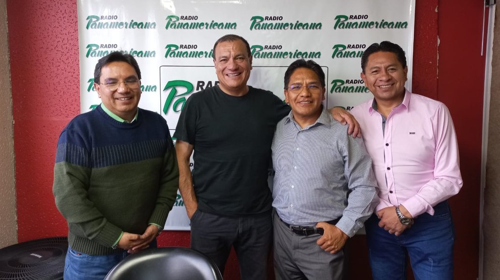 De izquierda a derecha: Marcelo Silva, Franklin Pareja, Jorge Silva y José Luis Flores.