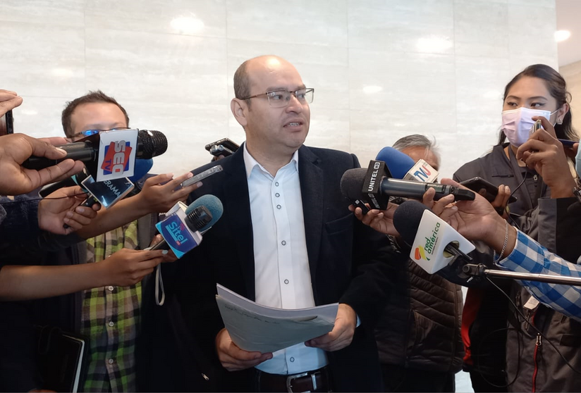 Erwin Baz&aacute;n, diputado de Creemos. (Foto. Bruj&uacute;la Digital).